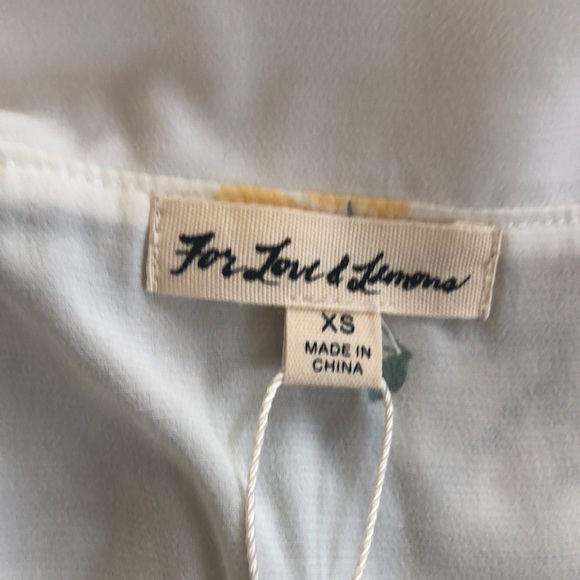 For Love and Lemon’s Ashland Wrap Top XS - Picture 3 of 3